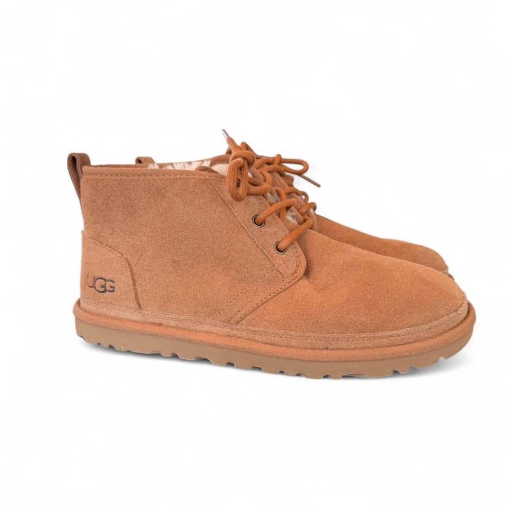 NWOB UGG Neumel Chukka Chesnut Brown Lace-up Boot Women’s Size 9 -1094269